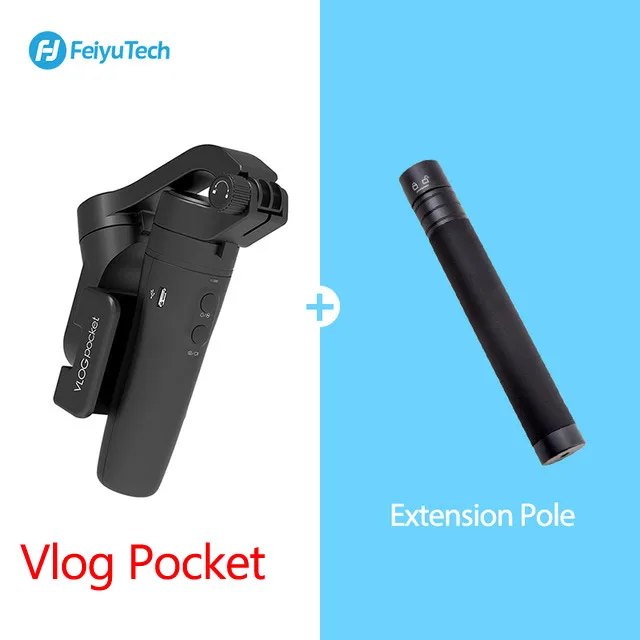 Feiyu tech Vimble 2/Vlog Карманный 3-осевой карданный стабилизатор для смартфона, выдвигаемая ручная дистанционного Управление PK Zhiyun Smooth Q 4 - Цвет: with pole