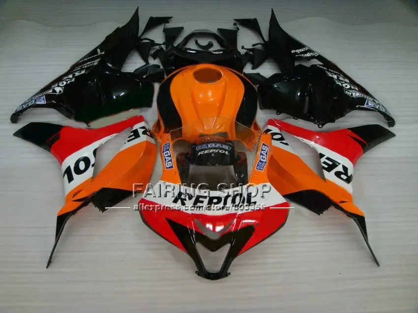 Оранжевые Обтекатели repsol для HONDA CBR600RR наборы обтекателей 2009 2010 2011 cbr600rr ABS CBR 600RR 09 10