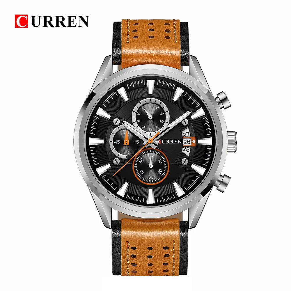 CURREN 2019 модные кварцевые часы мужские Топ бренд Роскошные деловые наручные Hodinky