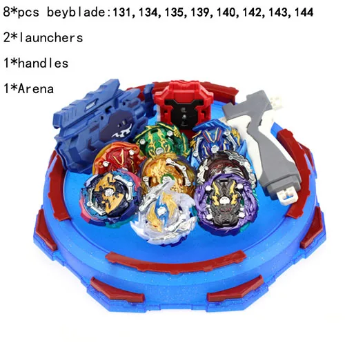 8pcs - A Стиль серийные пусковые устройства Beyblade игрушки Арена Bey Blade Burst Bayblade Bable Drain Fafnir Phoenix Blayblade - Цвет: 8pcs - A
