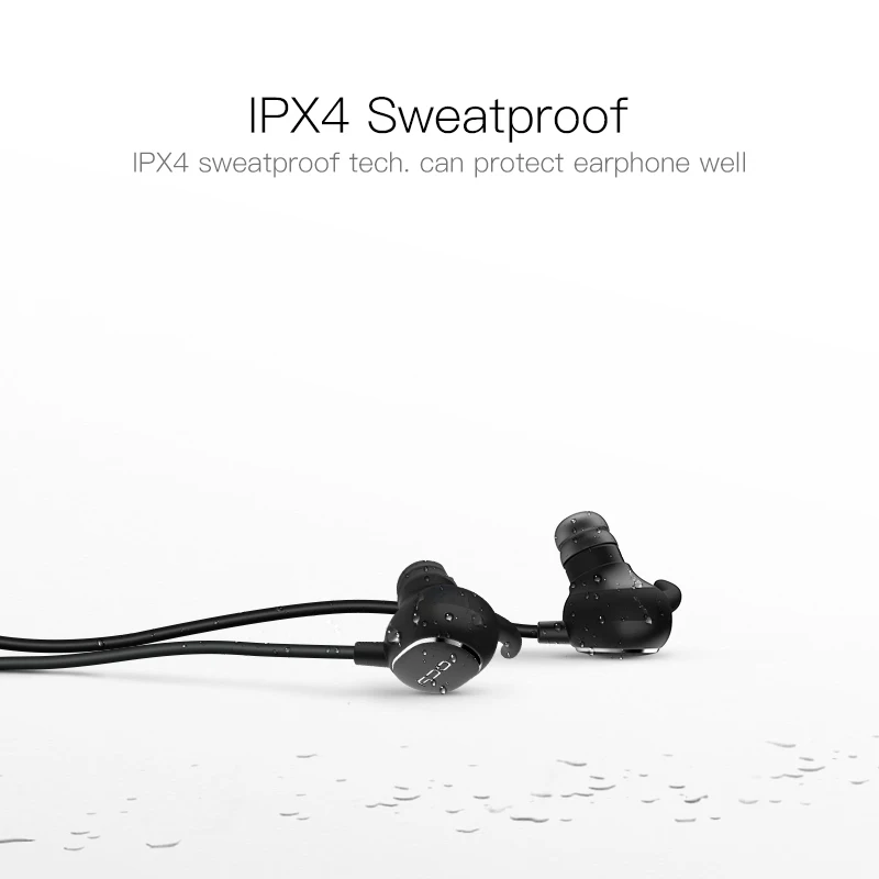 2018 QCY QY19 Bluetooth наушники с микрофоном беспроводные спортивные IPX4 стерео