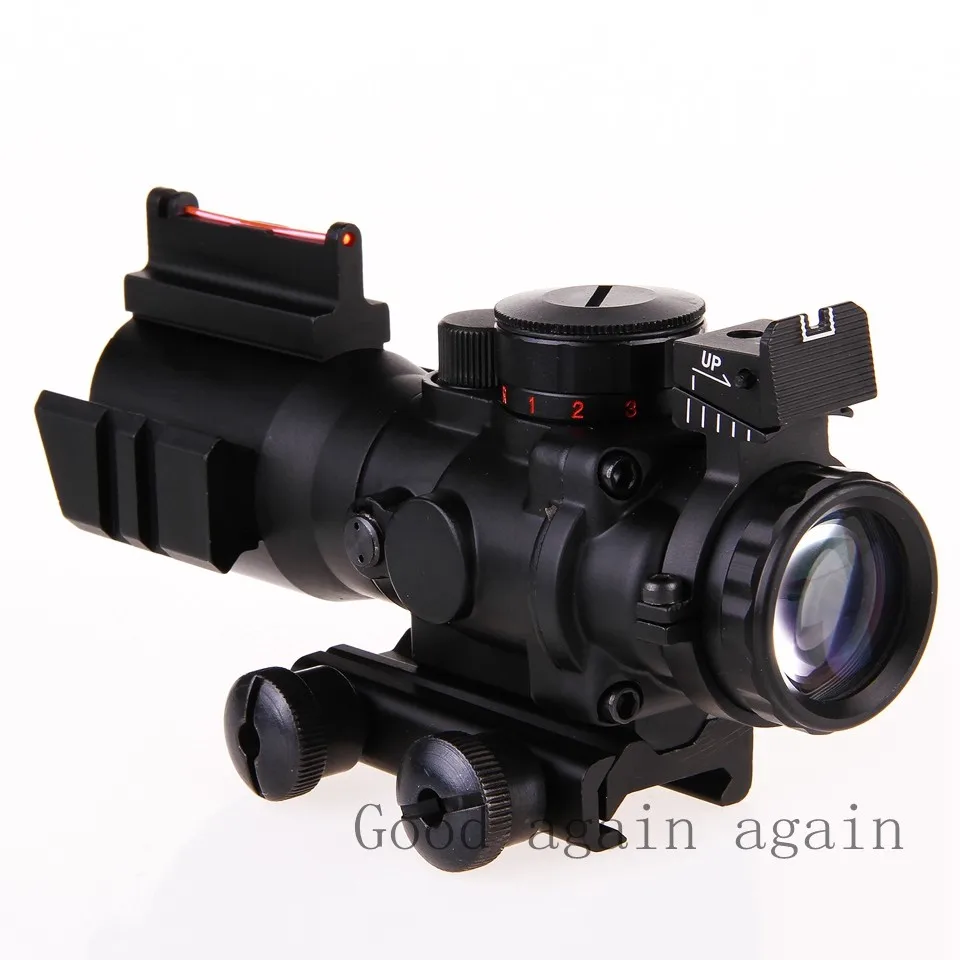Airsoftsports пистолет прицел 4x32 винтовки окулярный волоконно-оптический