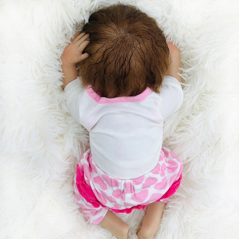 

OtardDolls Reborn Baby Dolls Lifelike Realistic Sleeping Girl with Puppy Clothes Soft Vinyl Children Gifts (Lovely Puppy)