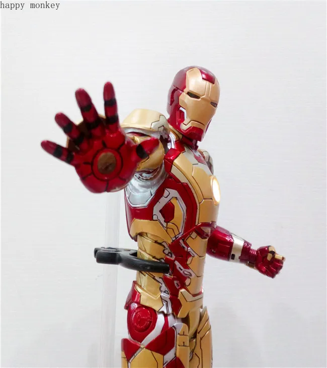 HC HotToys Мстители Возраст Альтрона Железный человек Марка XLII Gloden ПВХ Фигурки