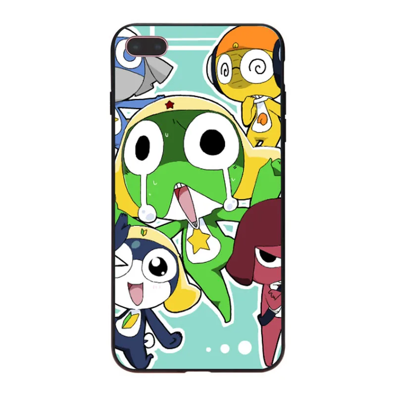 MaiYaCa Sergeant Keroro милые мягкие аксессуары для телефонов чехол Apple iPhone 8 7 6 6S Plus X 5 5S SE 5C |