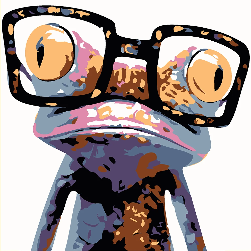 Много DIY свинья собака кошка Лошадь Картина маслом с оленем по номерам