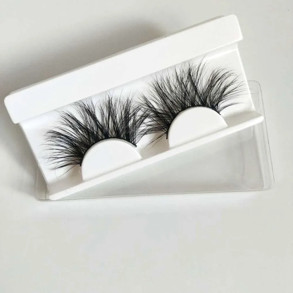 DEEP EYES 10 пар 10 boxesExtra длинные 25 мм норковые ресницы 3D норковые ресницы ручной работы