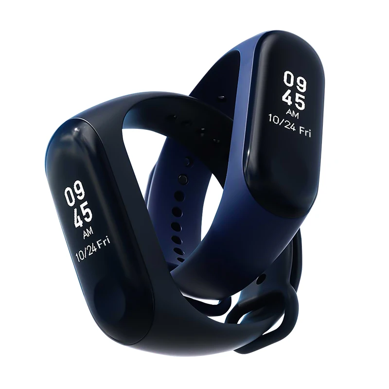 Xiaomi mi смарт-браслет 3 фитнес-браслет mi Band 3 большой сенсорный экран OLED сообщение время сердечного ритма Smartband