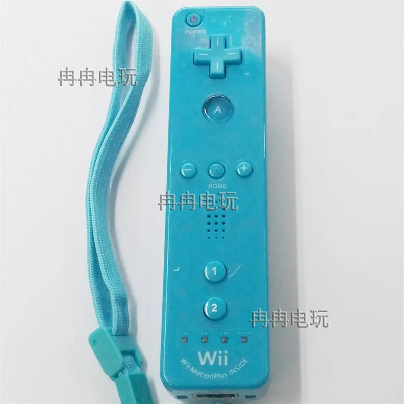 Синий Для nintendo 2 в 1 для wii mote Встроенный motion plus внутренний пульт дистанционного управления для wii Пульт дистанционного управления motion plus - Цвет: Синий