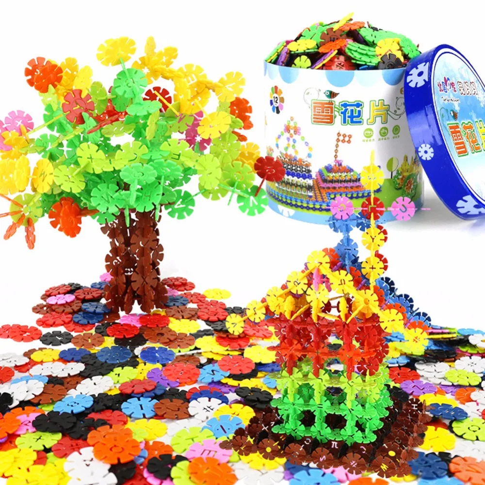 12 цветов playmobil строительные блоки Снежинка оптом собранные руки глаза