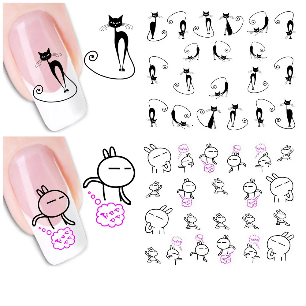 50 шт. Летние красивые наклейки для ногтей с цветами|water transfer decals|water transferstickers water |