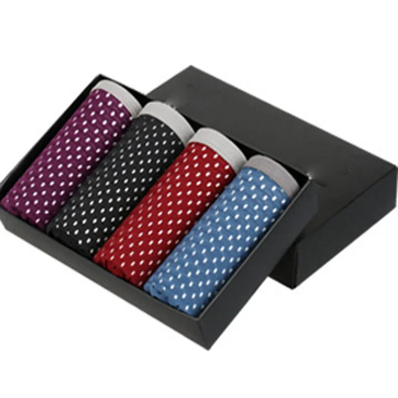 TANGNEST 2019 New Arrival Men Underwear One Box = 4 Pieces Random Color Fashion Good Quality Boxer Shorts Male Asian Size NNP150 | Мужская