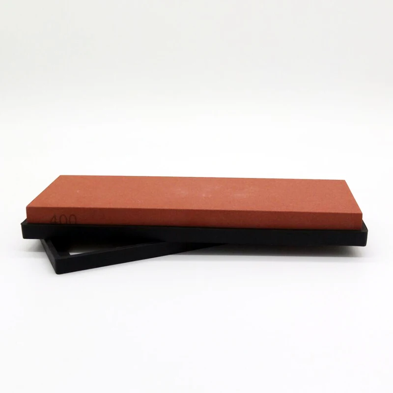 

NHM Kitchen knife sharpener 400 grit corundum whetstone oil stone honing stones grinding tool grindstone