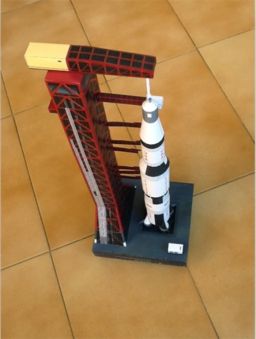 37 см Saturn V Rocket бумажная модель сделай сам головоломка ручная космическая 3D бумага