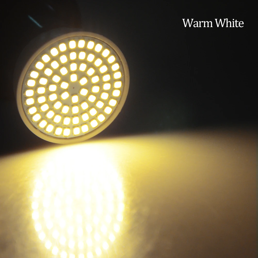 Сверхъяркая Светодиодная лампа направленного света 4 Вт 6 8 Bombillas 2835 SMD GU10 E27 MR16