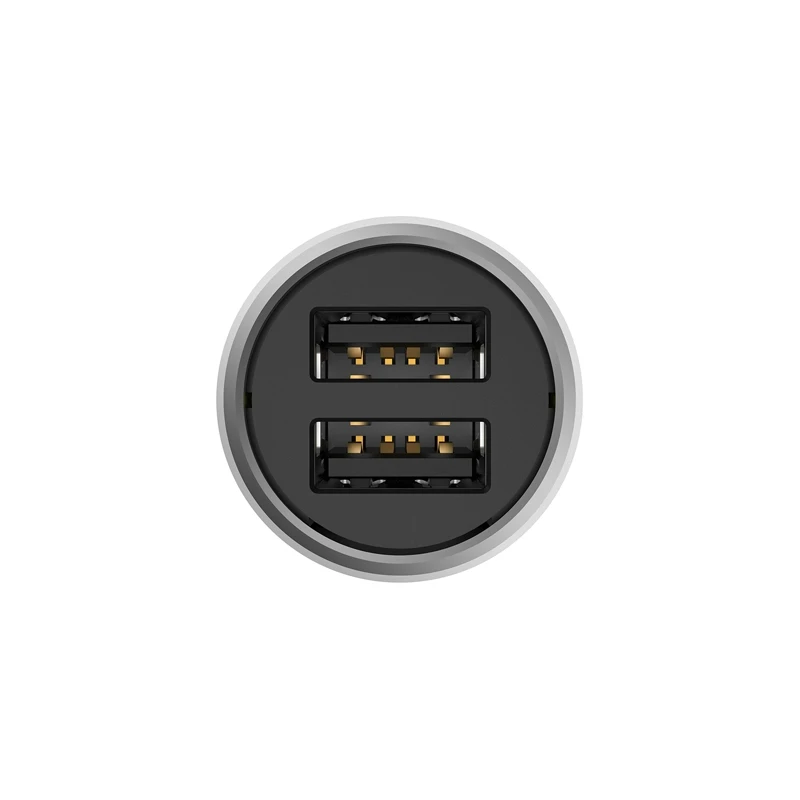 Автомобильное зарядное устройство Xiaomi QC 3 0 с двумя USB-портами быстрая зарядка 5 В/3