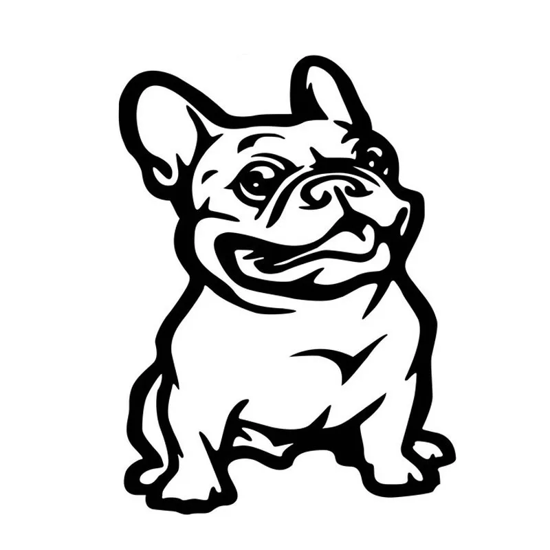1 шт. 15 см * 12 Gbulldog милые стикеры на автомобиль животных виниловые наклейки в виде