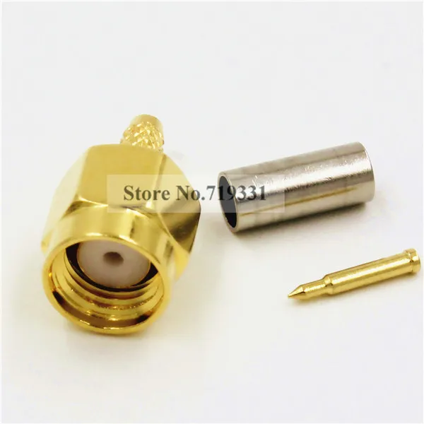 20 Набор SMA штекер обжимной RG174 RG316 LMR100 кабель RF разъем|connector crimp|connector plugconnector male |