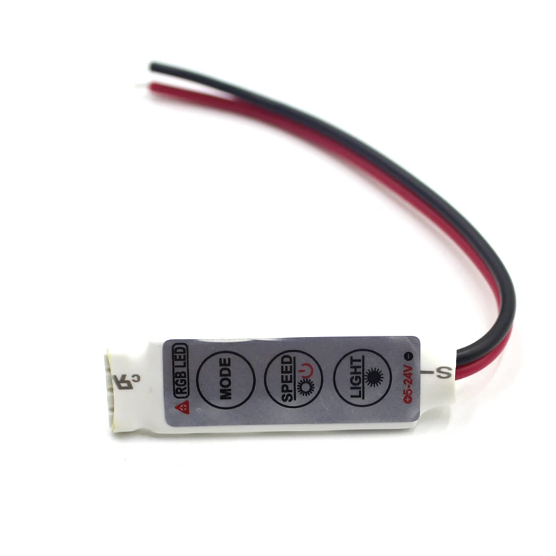 Контроллер RGB для светодиодных лент 12 В постоянного тока А 3 клавиши|controler dimmer|led rgb