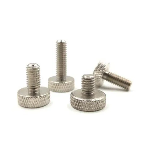 2 шт. M4 ручной винт с круглой головкой рифленые рельефные винты плоской 304 болты из