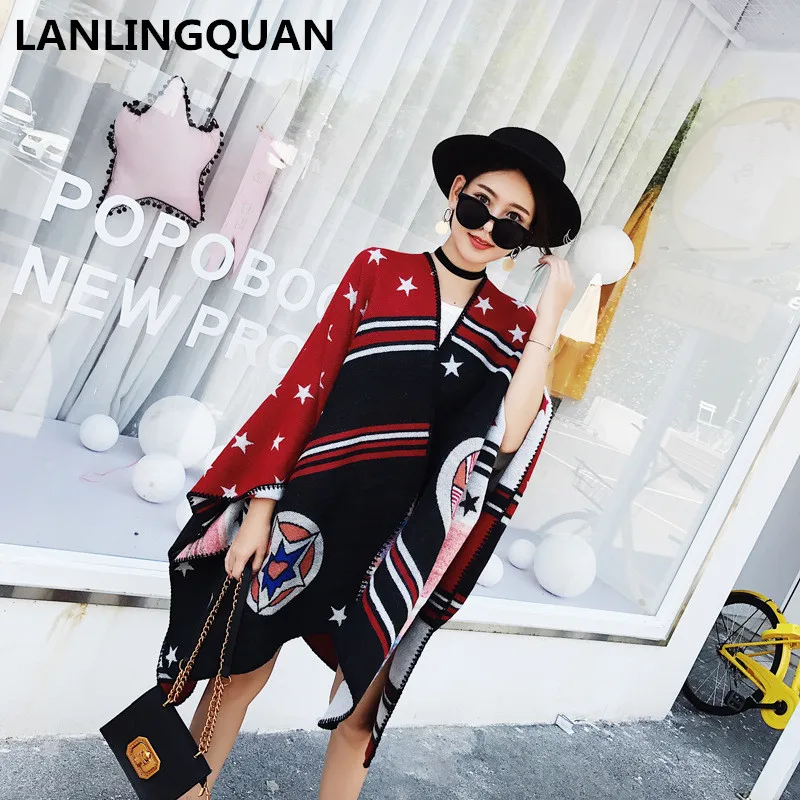 Платки Desigual шарф Новинка 2017 Европа Сплит негабаритных шаль платок хиджаб écharpe