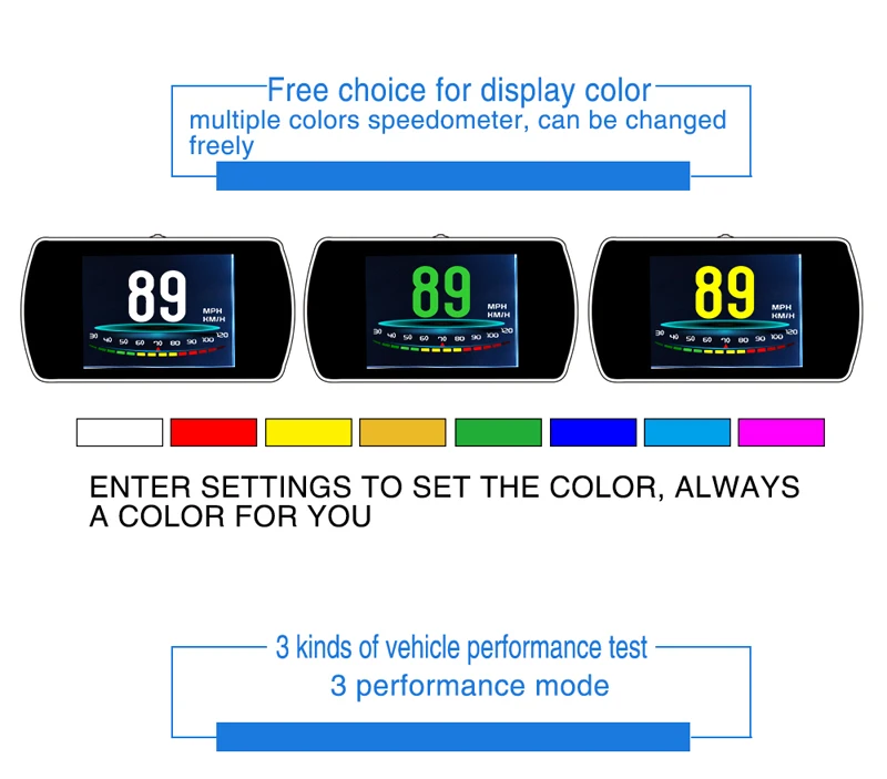 YASOKRO P12 OBD2 HUD Дисплей Умный Цифровой Автомобильный проектор скорости бортового компьютера OBD2 Скорость ometer лобовое стекло проектор