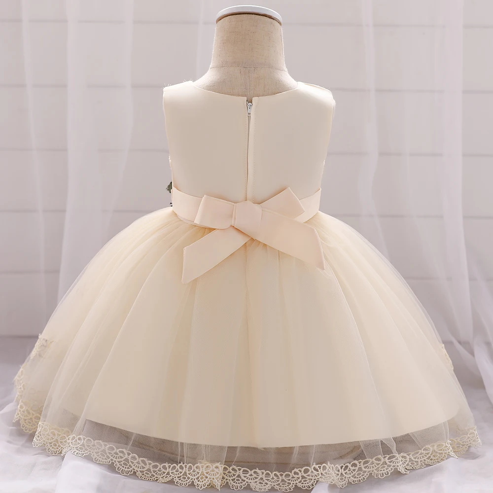 Милое бальное платье для девочек кружевное принцессы с цветочным кружевом