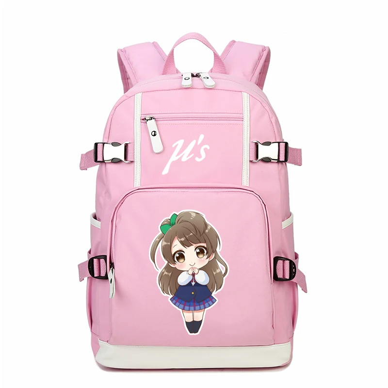 Мультяшный женский рюкзак LoveLive, Kawaii Back Pack, Minami Kotori, холщовые школьные сумки, Mochila Feminina, рюкзак для ноутбука, большая сумка для книг