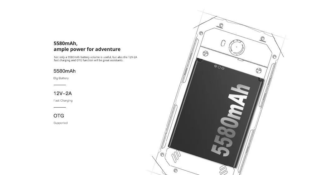 DOOGEE S60 Lite смартфон с 5 2-дюймовым дисплеем восьмиядерным процессором ОЗУ 4 Гб ПЗУ 32