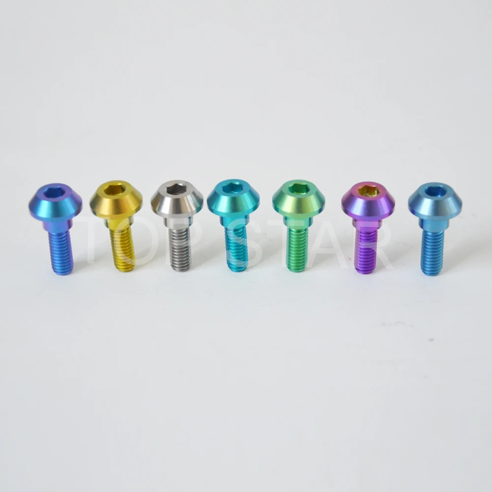 4 шт. титановые золотые болты для ротора дискового тормоза|Дверные зажимы из