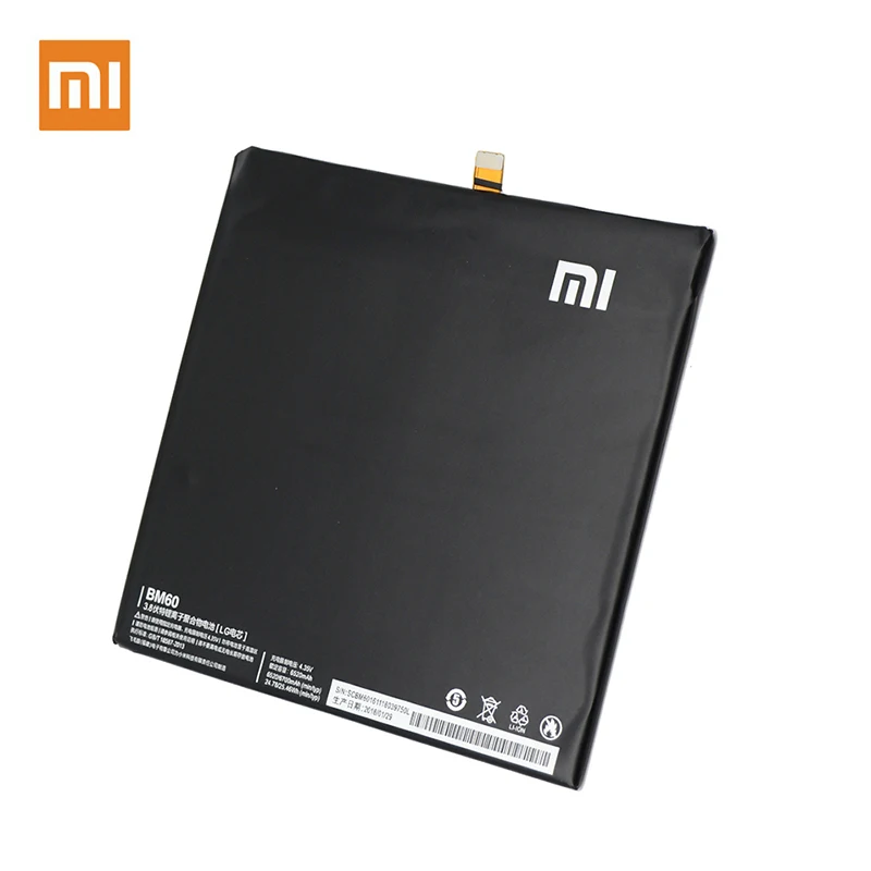 Оригинальный аккумулятор BM60 для планшета Xiaomi Pad 1 Mi Mipad A0101 6520/6700 мАч + набор