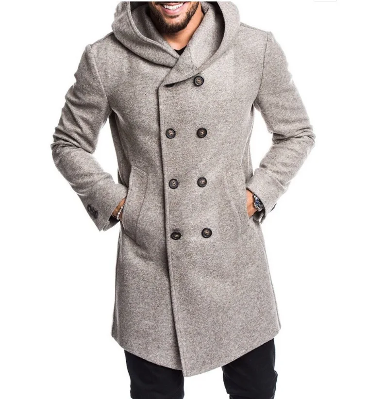 2018 New Autumn And Winter Cotton Coat Jacket S-3xl Models Formal Men'S Casual 5 Color Fashion Long | Мужская одежда