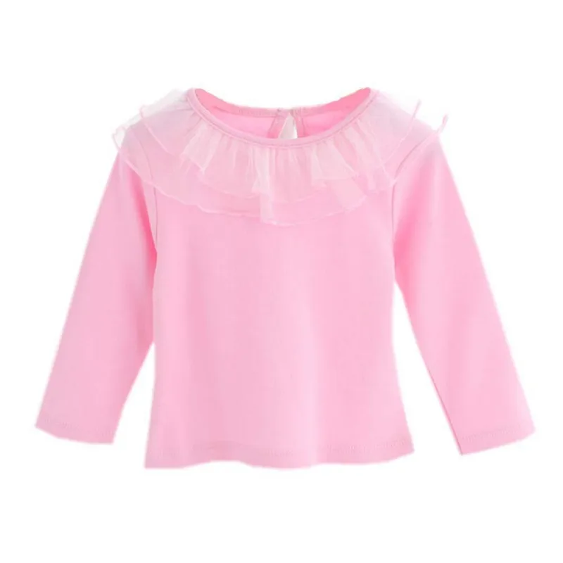 Детская одежда для девочек коллекция 2018 года Весенняя хлопковая блузка