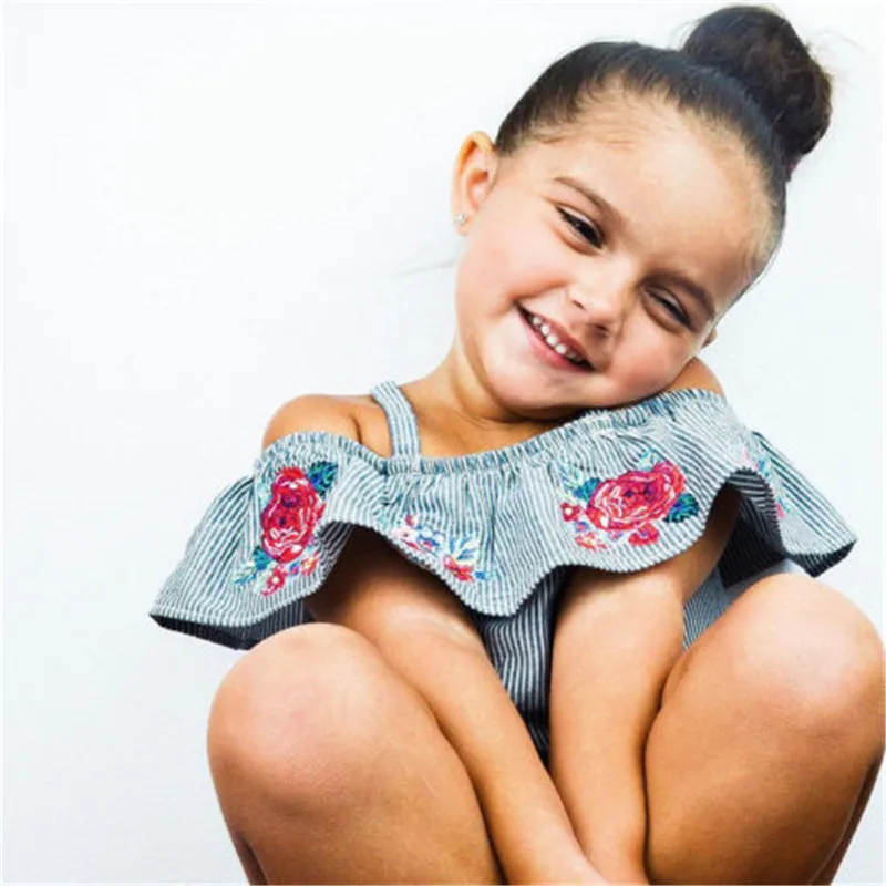 Одежда для новорожденных девочек повседневное летнее боди в полоску без рукавов
