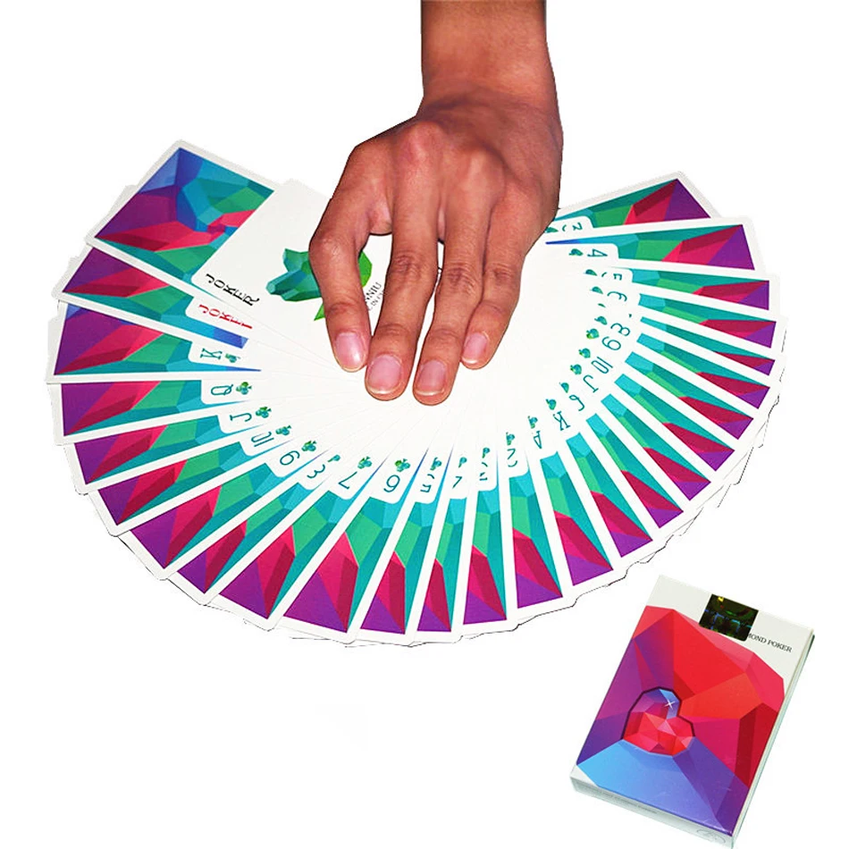 54 шт. коллекция игральных карт Cardistry черная основа бумага для покера творческие