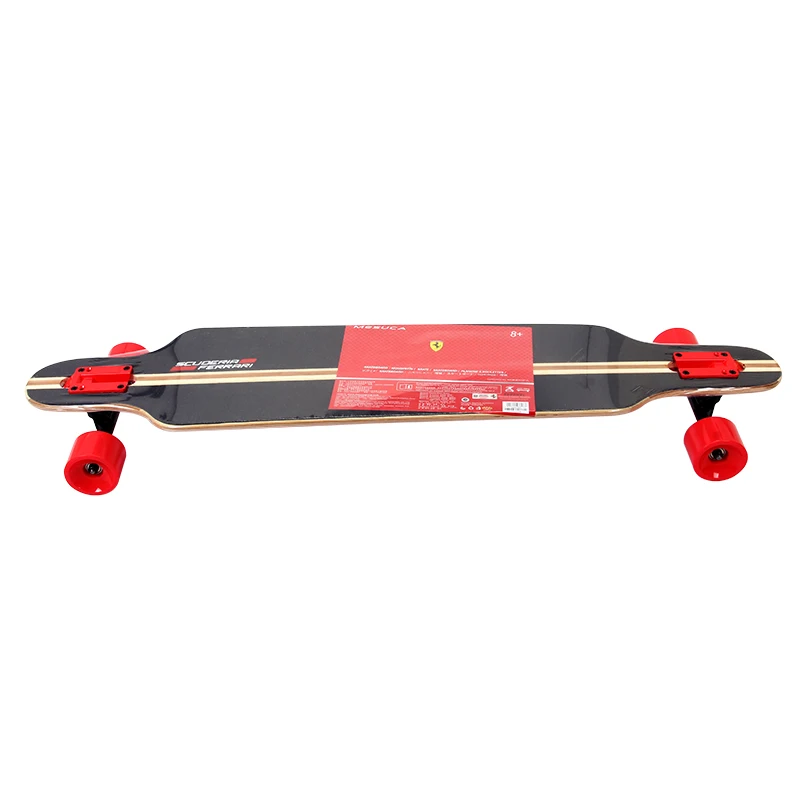 Ferrari long board one metter двойной рокер скейтборд для взрослых четырехколесный
