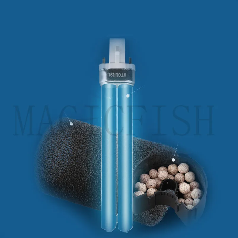 Многофункциональный 4 в 1 аквариумный внутренний УФ фильтр для аквариума