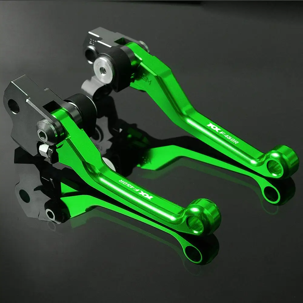 Тормозной рычаг сцепления для мотокросса Pit Dirt Bike Kawasaki ATV KXF450R 2008 2009 2010 2011 2012 2013 2014