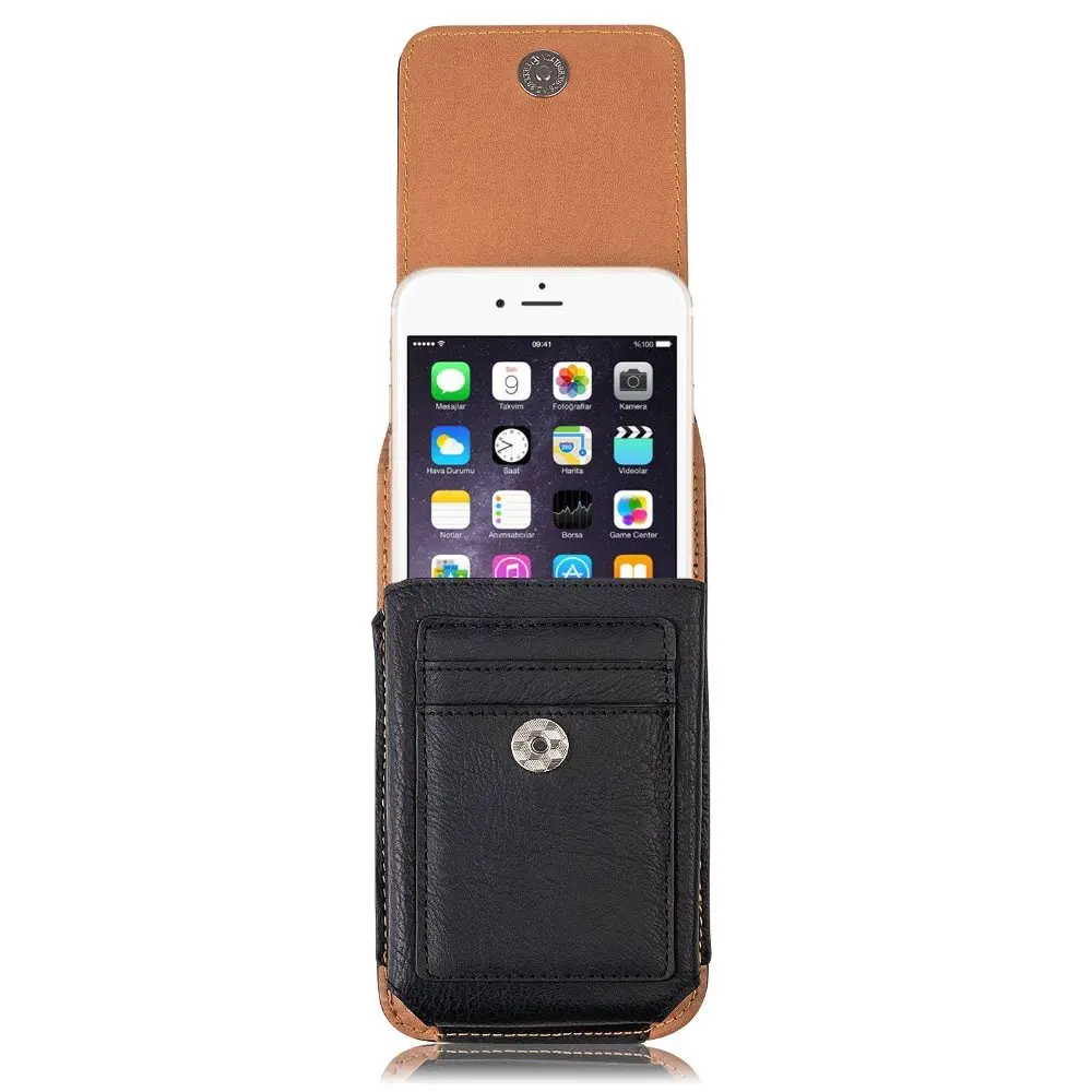 IEverCover Премиум вертикальный PU кожаный чехол с креплением на ремне w/Поворотный