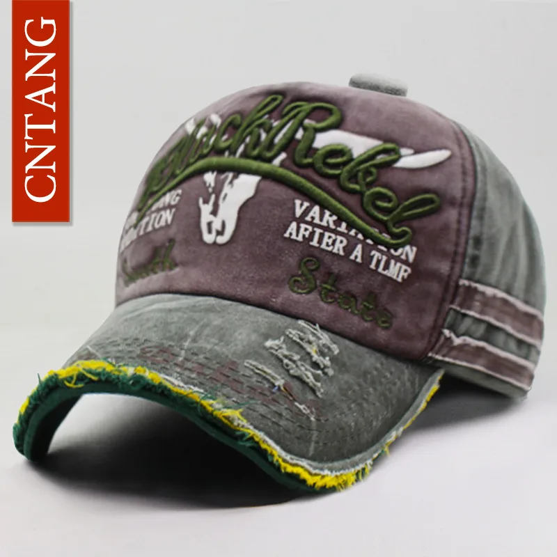 CNTANG, Ретро стиль, мужская бейсболка, s, летняя мода, хлопок, Snapback, для женщин, хип-хоп, с буквенным принтом, кепка, брендовая, повседневная, мужская, регулируемая - Цвет: Green Coffee