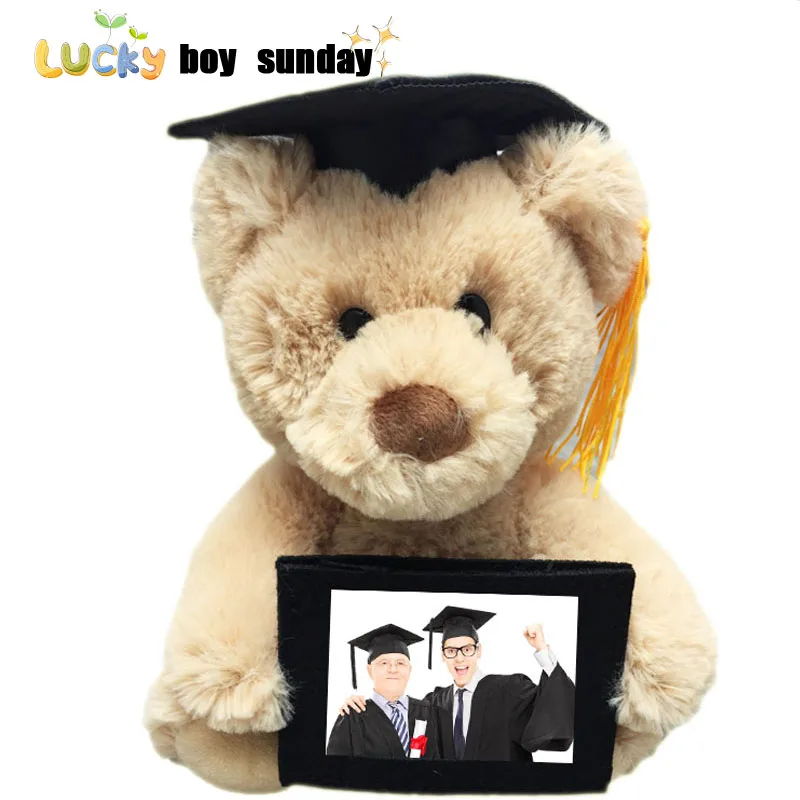 Выпускной подарок плюшевый медведь с фото памяти Keepsake Teddy мишка Dr. Bears для