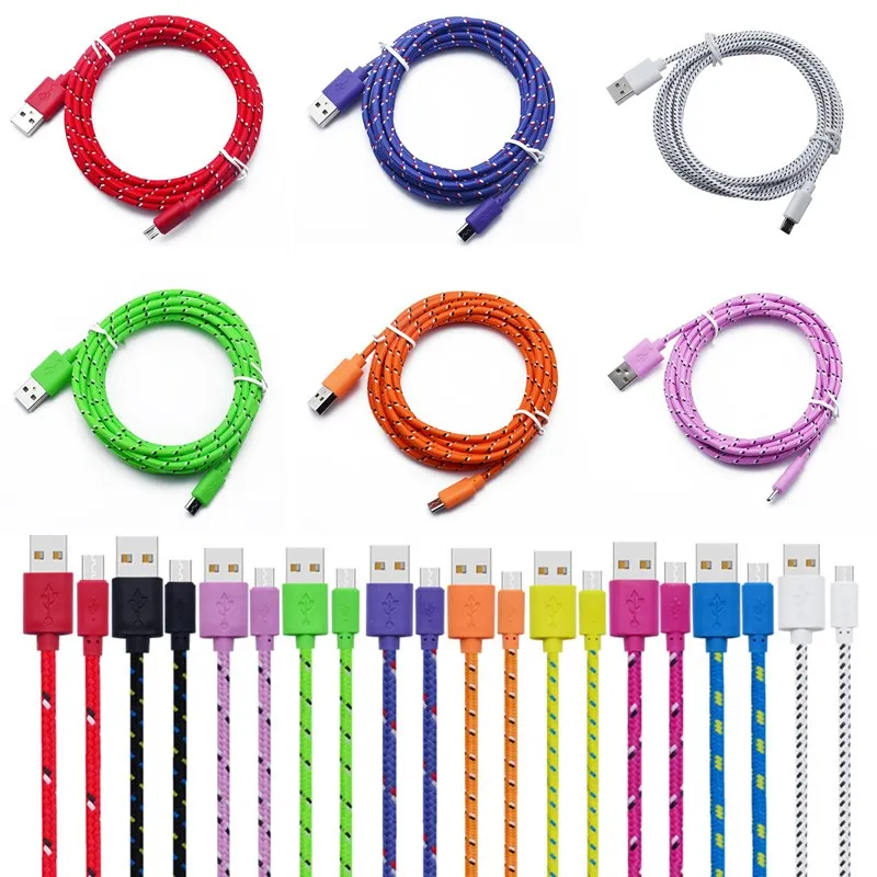 20 см/1 м оплетка из нейлона микро/8 контактный кабель USB для зарядки и переноса