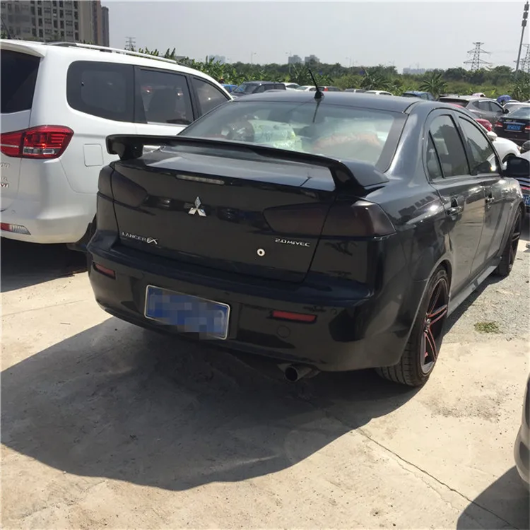 Для Mitsubishi LANCER спойлер 2009- Lancer спойлер спортивный Высококачественный ABS Материал заднее крыло автомобиля праймер цвет задний спойлер