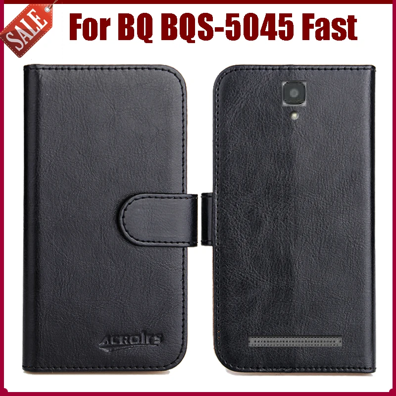 

Hot! BQ BQS-5045 Fast Case New Arrival 6 Colors High Quality Flip Leather Protective Phone Case For BQ BQS-5045 Fast Cover