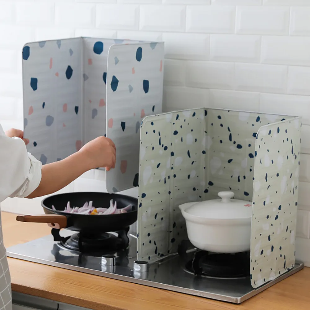 Кухонная Плита дефлектор плиты изоляционный лист алюминиевая изоляция раковина