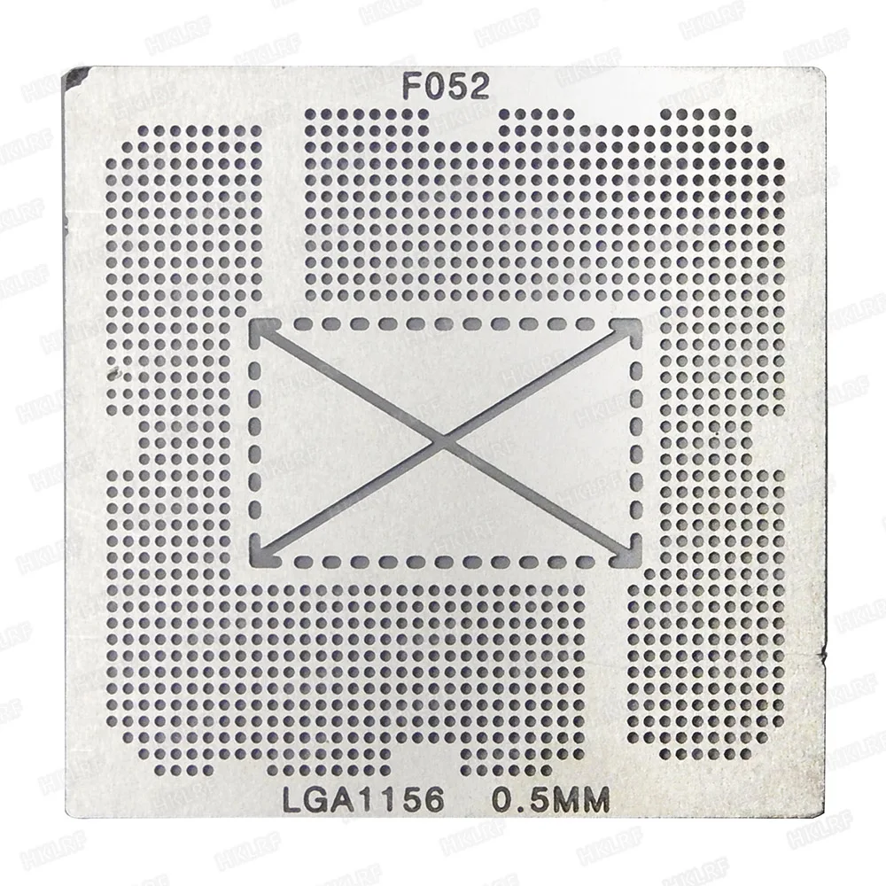Высокое качество BGA прямой трафарет шаблон подходит для гнезда LGA1156 LGA 1156 Dia 0 50 мм
