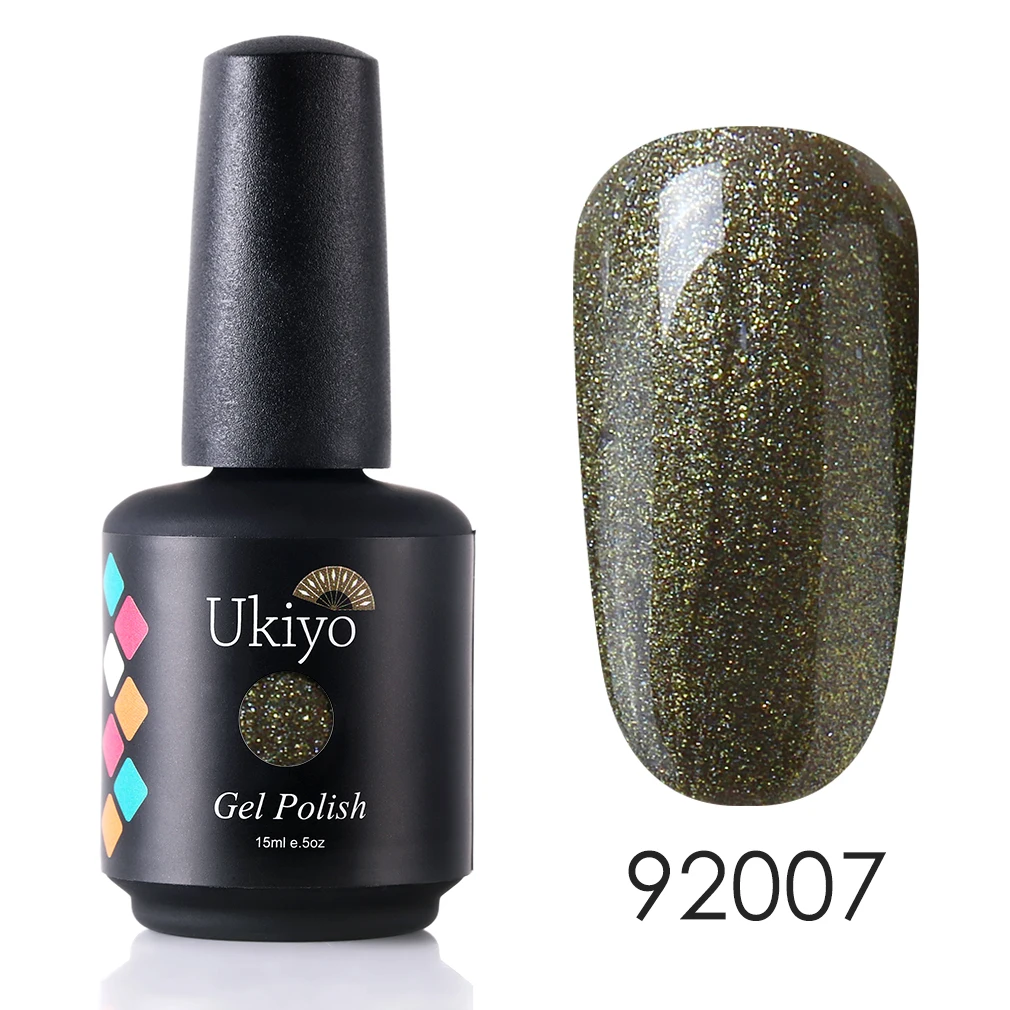 H92007 Ukiyo 15 мл Чистый Цвет Гель-лак для ногтей Vernis полуперманентный УФ-гель для ногтей впитывающий Гель-лак для ногтей - Цвет: H92007