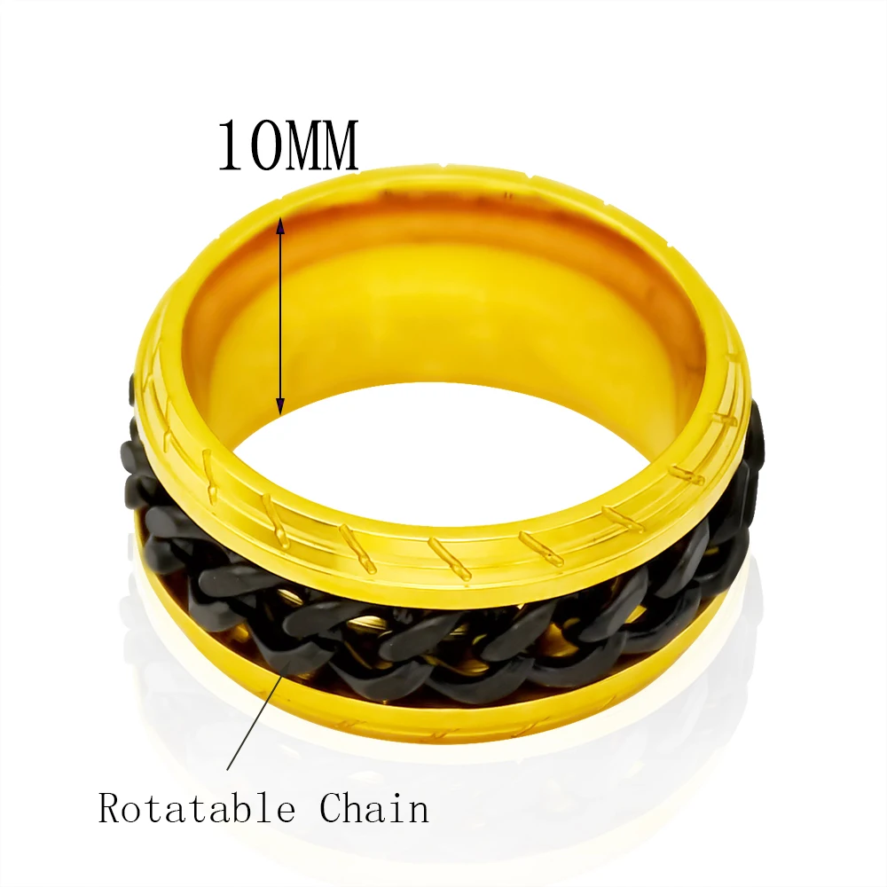 QLZBAO Titanium Steel Fashion Classic Luxury Famous Brand Rotatable Chain Love Ring For Women/Men Lovers Jewelry Gift Wholesale | Украшения