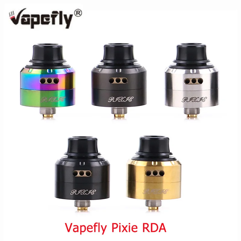 Бесплатный подарок Vapefly Pixie RDA одна катушка нижняя подача vape бак Избегайте нагрева