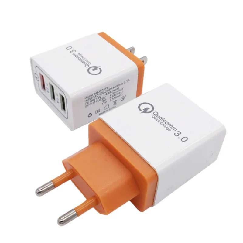 Rovtop QC 3 0 18 Вт USB Quick Charge 5 в а зарядное устройство для мобильного телефона Iphone EU US Plug